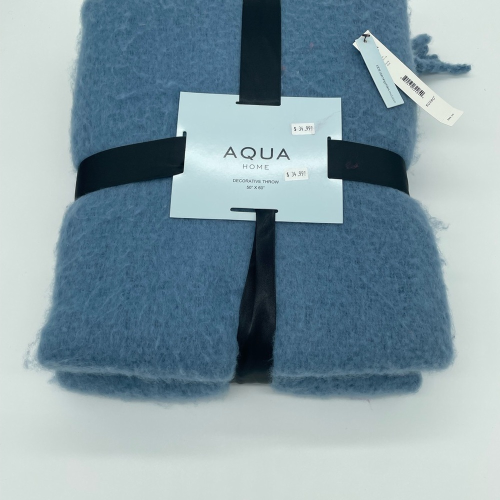 Aqua Home Decorative Throw - Blue